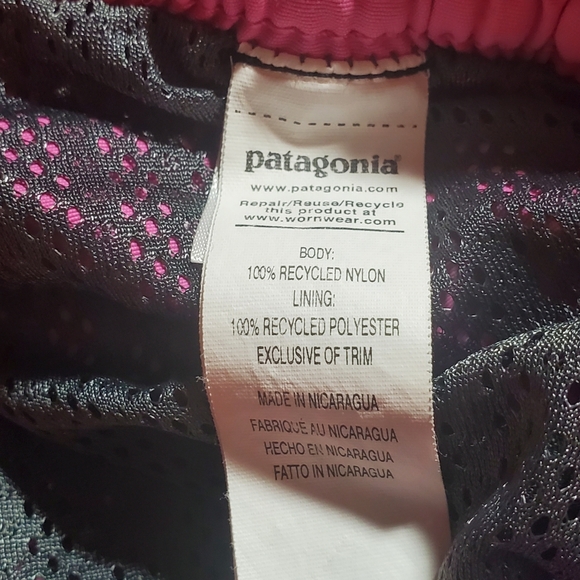 Patagonia Baggies Shorts Swim Trunks Pink Men's L EUC - Picture 6 of 8